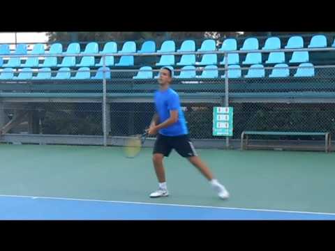Tennis Video College USA Recruit OverBoarder - Panagiotis Vlachonikolos