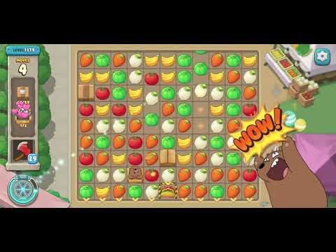 We Bare Bears Match3 Repairs Level 1179 - No Boosters
