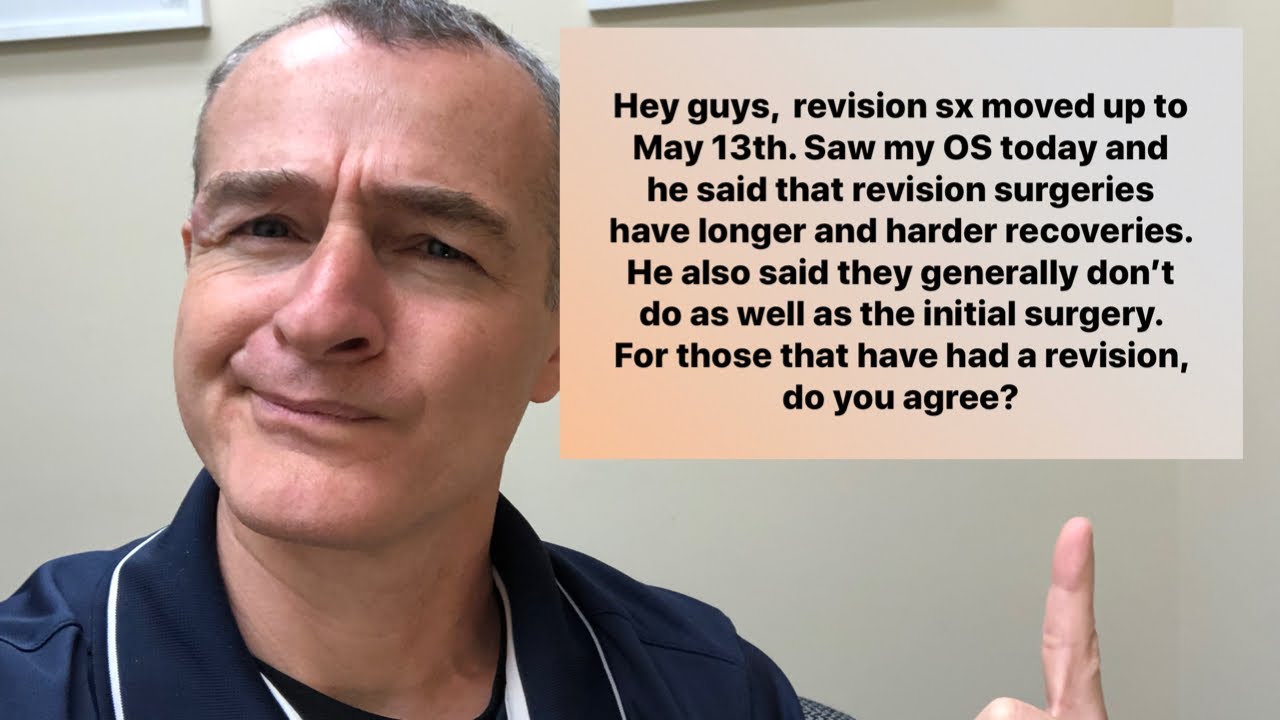 Revision surgery after a total knee replacement