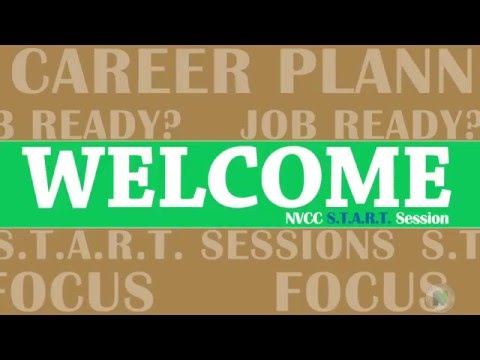 NVCC S.T.A.R.T. Session Video