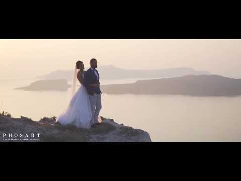 Damiano & Nyree Get Married in Santorini