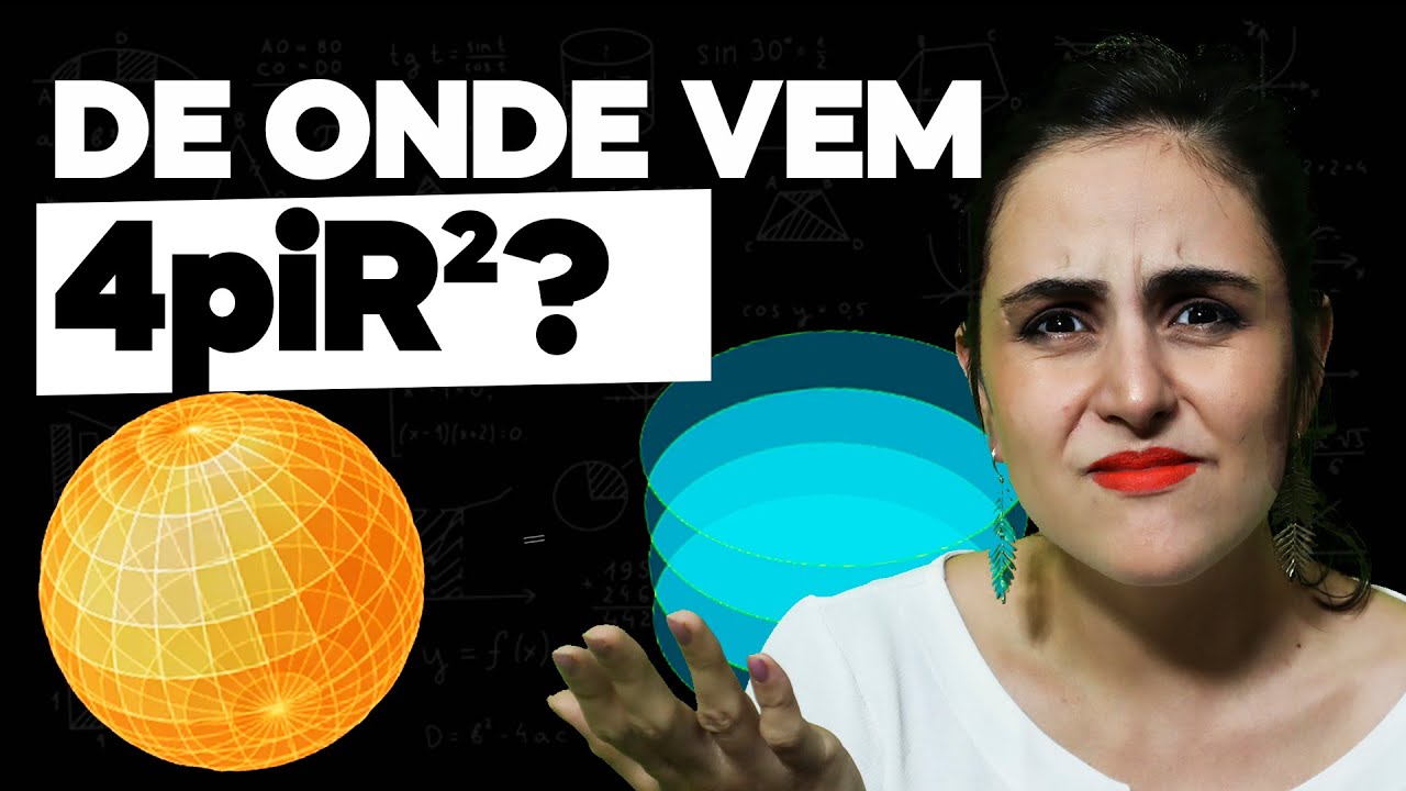 ÁREA DA SUPERFÍCIE DA ESFERA - Demonstração da Fórmula