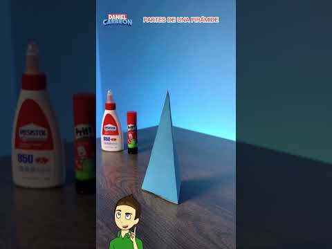 Partes de una pirámide triangular @Resistol  @pritt