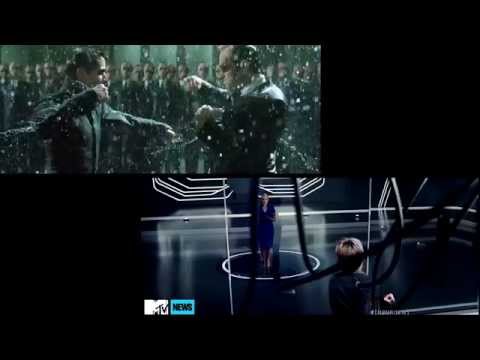 Insurgent Super Bowl trailer + Matrix Revolutions side by side