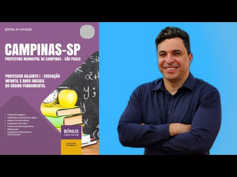 Apostila Concurso Prefeitura de Campinas - SP 2025 - Professor Adjunto I - Educação Infantil