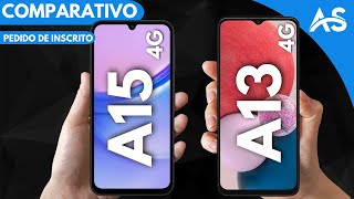 Samsung A15 4G vs Samsung A13 4G - Comparativo