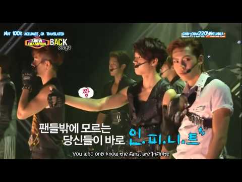 [eng] 130727 Infinite Show Champion Backstage