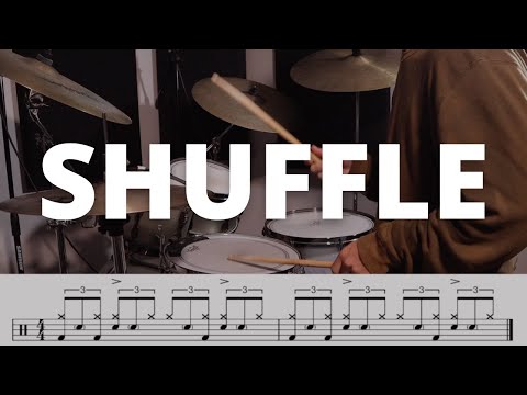 A CLASSIC Straight Ahead Shuffle - Quick Drum Lesson