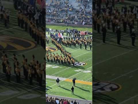 2021 136th Marching Mizzou Band National Anthem (B-2 Fly over) #MIZ