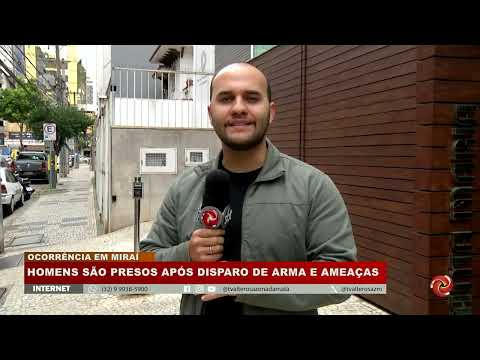 Homens são presos após disparo de arma de fogo e ameaças