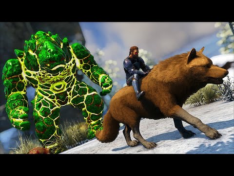 Domesticando Os Dinossauros Mais PODEROSOS! (ARK 1 VIDA) Se eu Morrer a Série ACABA Ark Survival #17