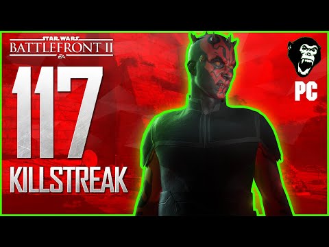 Darth MAUL 117 KILLSTREAK ON YAVIN 4 | Star Wars Battlefront 2 Gameplay PC
