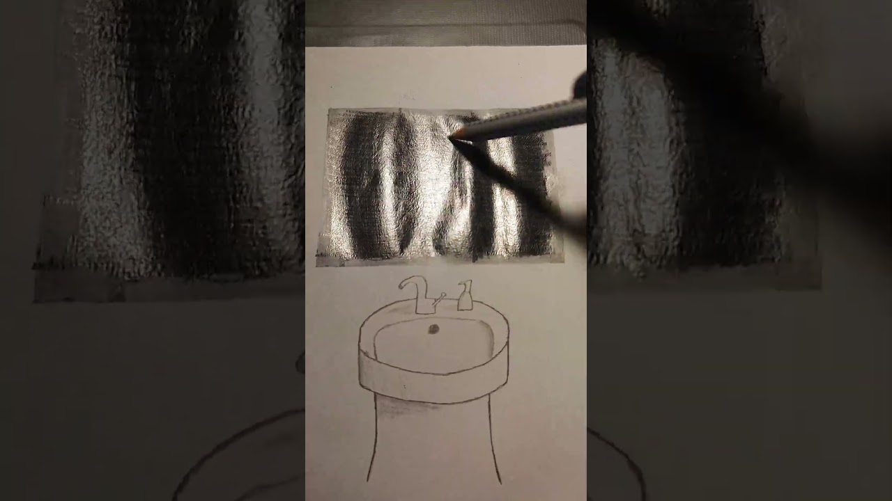 Clean mirror, day 1 #mirror #drawing #reflection