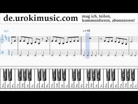 Klavierunterricht (rechte Hand) Shawn Mendes - There's Nothing Holdin' Me Back Noten Lernen Teil#2