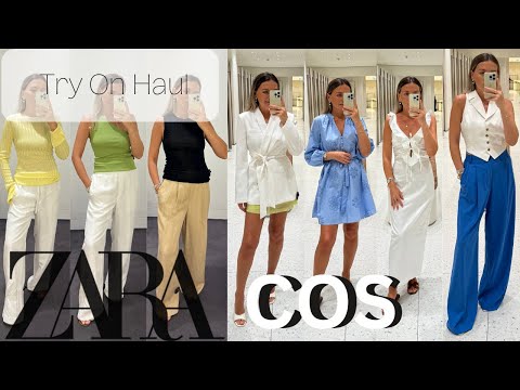 Latest ZARA  and COS ** | TRY on HAUL |** full outfit ideas