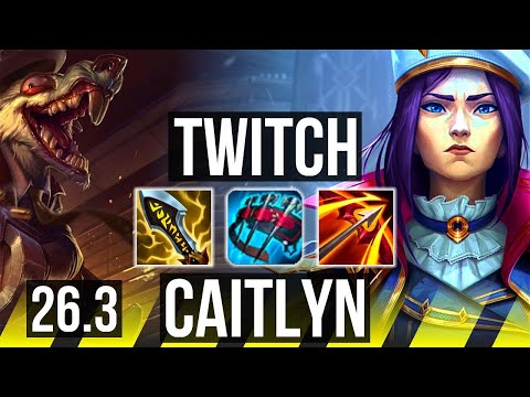 TWITCH & Karma vs CAITLYN & Vel'Koz (ADC) | NA Master | 26.3
