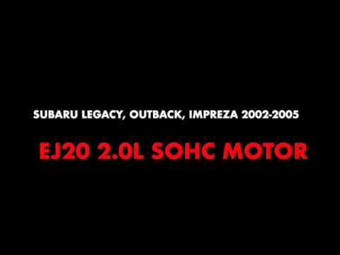 2002-2005 JDM EJ20 2.0L SOHC ENGINE REPLACEMENT FOR EJ25 2.5L SOHC MOTOR, SUBARU LEGACY, OUTBACK, IMPREZA: video still