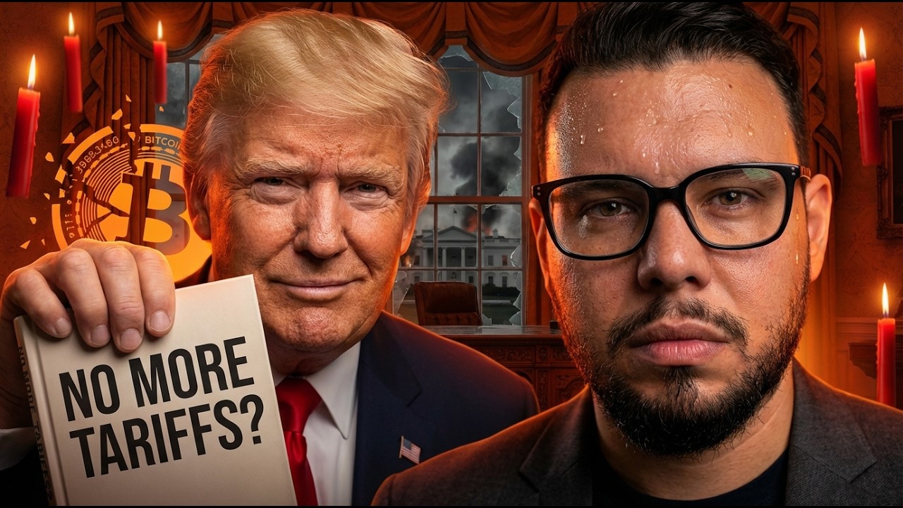 BITCOIN CAI APÓS DADOS DO PCE E VENDA DAS BALEIAS! SUPREMA CORTE DERRUBA TARIFAS! E AGORA?