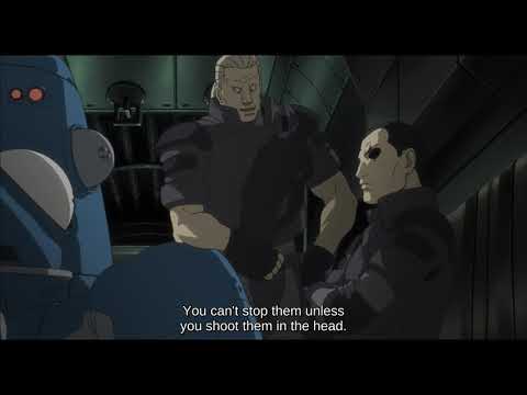 ghost in the shell 2nd gig -  Batou, quite the sadist