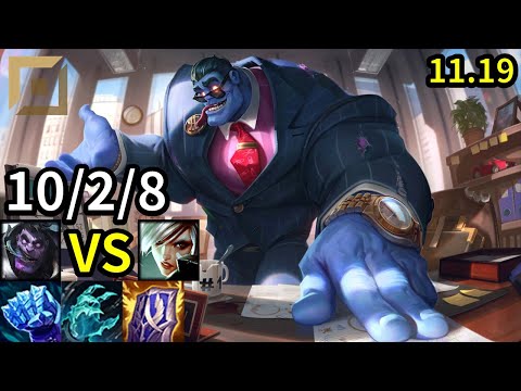 Dr. Mundo Top vs Riven - KR Grandmaster | Patch 11.19