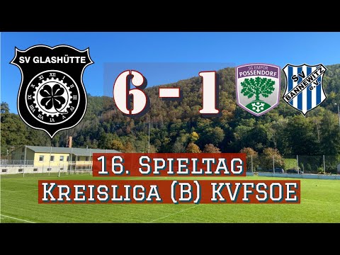 SV Glashütte vs. SpG Possendorf/Bannewitz 🖤🤍 Männer - Kreisliga KVFSOE ⚽️ 22.05.2022
