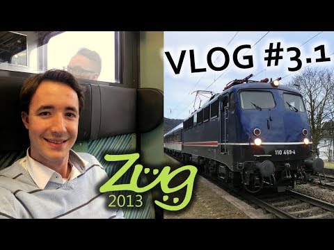Zug2013: VLOG #3.1 Anreise nach NRW am Rhein mit 110 und n-Wagen
