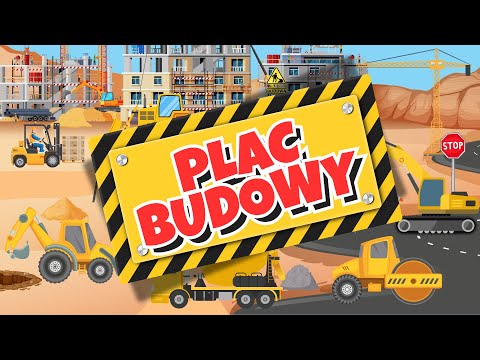POJAZDY DLA DZIECI 🚜 | PLAC BUDOWY i Pojazdy Budowlane – Zgadnij Cień i Poznaj Maszyny! Koparka
