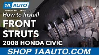 How to Replace Front Strut and Spring Assembly 06-11 Honda Civic Sedan