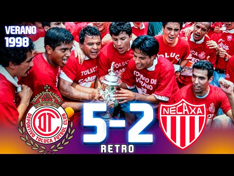 El día que Cardozo y Compañía rompieron una sequía de 23 Años 😈Toluca 5-2 Necaxa ⚡ Verano 98