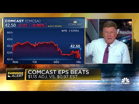 Comcast beats expectations as higher prices offset slowing broadband growth
