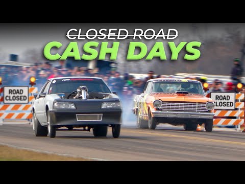 Public Road SHUT DOWN for Street Racing (1000hp No Prep Cash Days)