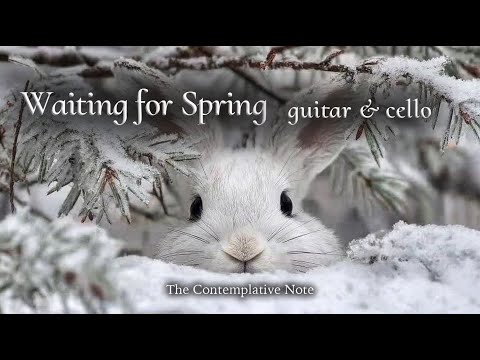 Waiting for Spring Beneath Silent Snow ❄️✨Relaxing Guitar & Cello for Peaceful Waiting