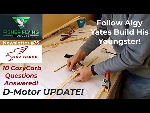 10 COZYCARB ANSWERS - D-MOTOR UPDATE - ALGY YATES FIN BUILD - FISHER FLYING PRODUCTS NEWSLETTER #35