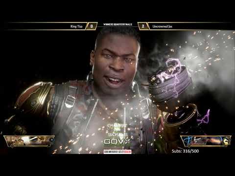 MK11 @ GOVX Tactical Combat Qualifier - King Tiza vs UncrownedJax [4K/60fps]