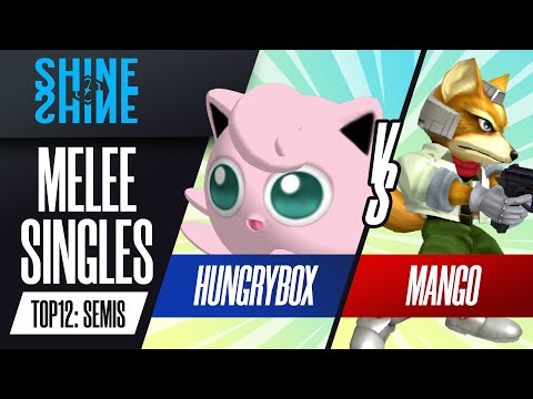 Hungrybox vs Mang0 - Melee Singles Top 12: Winners Semis - Shine 2022 | Jigglypuff vs Fox