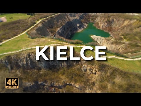 Kjelzy (Kielce) von einer Drohne | Kjelzy aus der Vogelperspektive | Polen [4k]