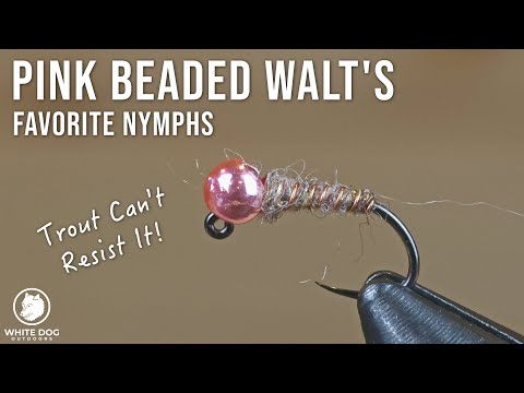 Fly Tying - Pink Beaded Walt's Worm - My Most PRODUCTIVE Fly!