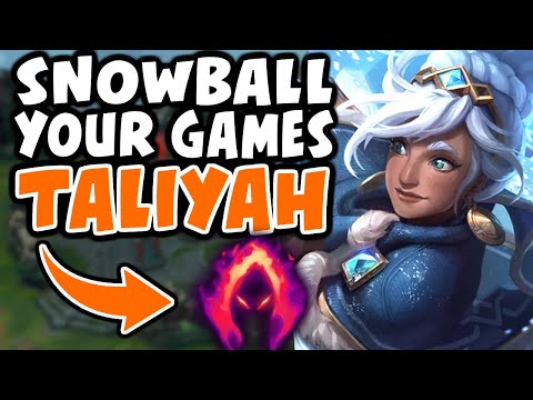 How to SNOWBALL with TALIYAH | Ft. ImaQtPie | Challenger Taliyah  - League of Legends