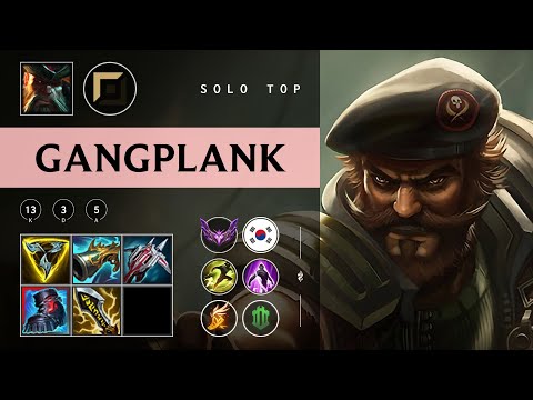 Gangplank Top vs Rumble - KR Master Patch 25.24