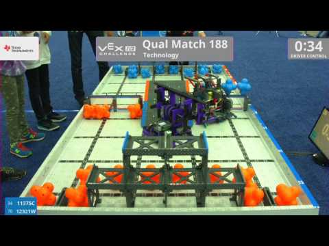 2017 VEXIQ Midd Tech Q188 (11375C 12321W) Score 21