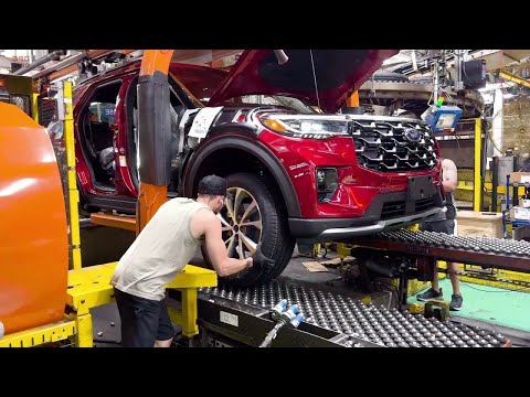 Inside US Ford Factory Producing 2025 Ford Explorer