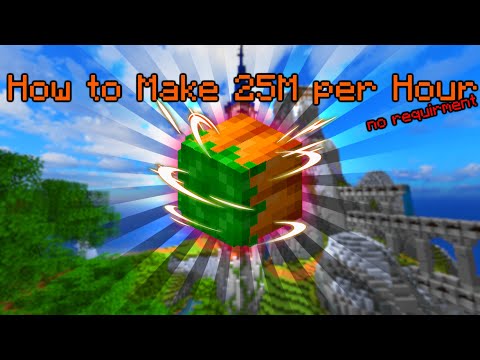 Make 25M PER HOUR in Hypixel Skyblock