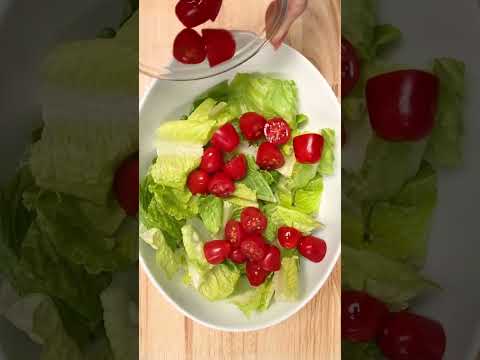 How to Make Hungry Girl’s Honey BBQ Chicken Salad Recipe // #shorts