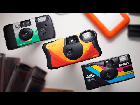 Cheap Disposable Cameras | Ilfocolor, Kodak & Fuji Comparison