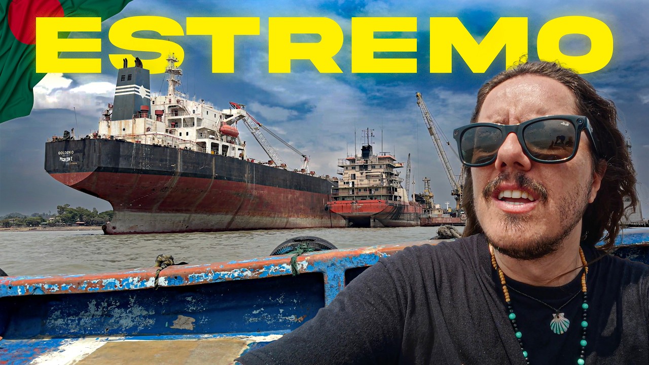 Bangladesh estremo 🇧🇩 cimitero delle navi e baraccopoli discarica