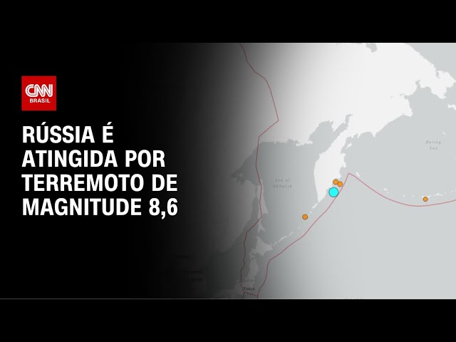 Rússia tem alerta de tsunami após forte terremoto | CNN PRIME TIME
