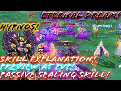 Saint Seiya: Awakening - New SS Saint: Hypnos Full Skill Explanation in PvP Test! Eternal Dream!
