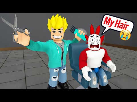 KHALEEL Became EVIL BARBER In Roblox ✂️✂️