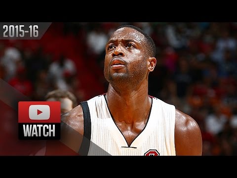 Dwyane Wade Full Highlights vs Thunder (2015.12.03) - 28 Pts, CLUTCH!