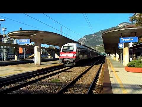 Stazione di Trento... e190 020 in partenza dal binario 2